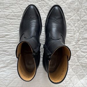 Boulet Western Side Zip Ankle Boots